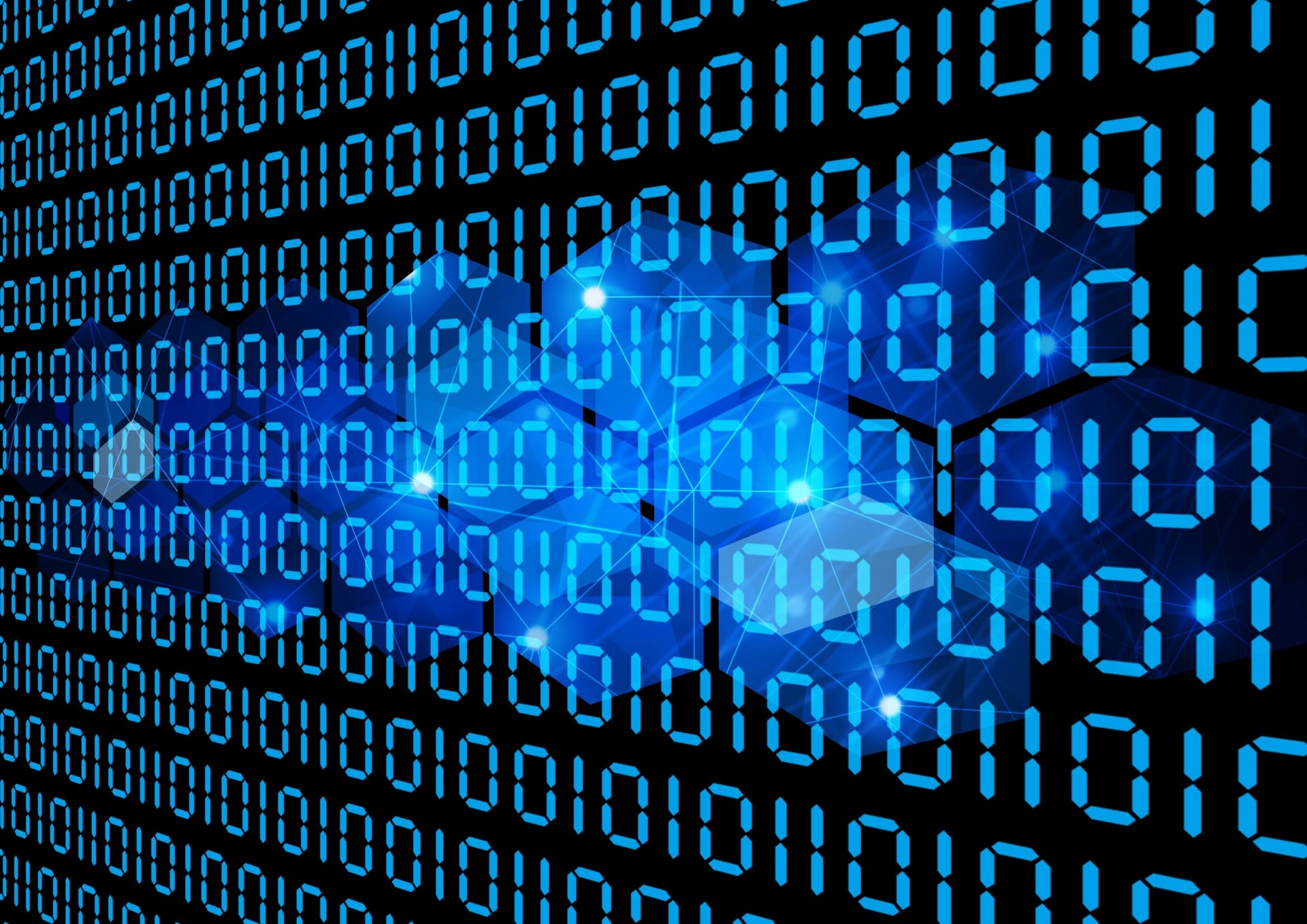 AIエージェントを象徴するデジタルネットワーク